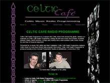 Tablet Screenshot of celticcaferadio.com